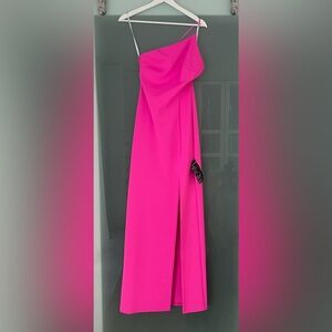 Marciano Nina scuba maxi dress hot pink NWT